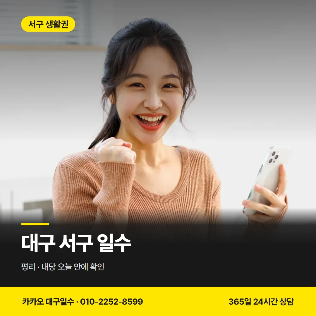 대구 서구 일수 — 평리 · 내당 오늘 안에 확인